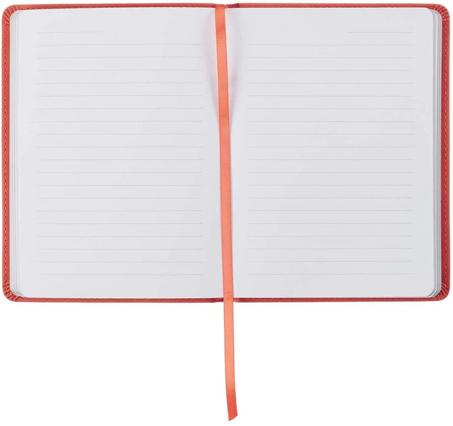 Personalized Let Your Light Shine Coral Handy-Size Faux Leather