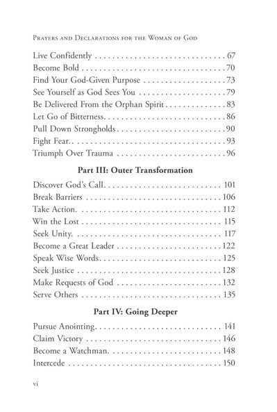 Prayers Of Declaration for the Woman Of God - Michelle McClain-Walters