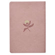 Load image into Gallery viewer, Sufficient Grace 2 Corinthians 12:9 Pearlescent Rose Faux Leather Journal
