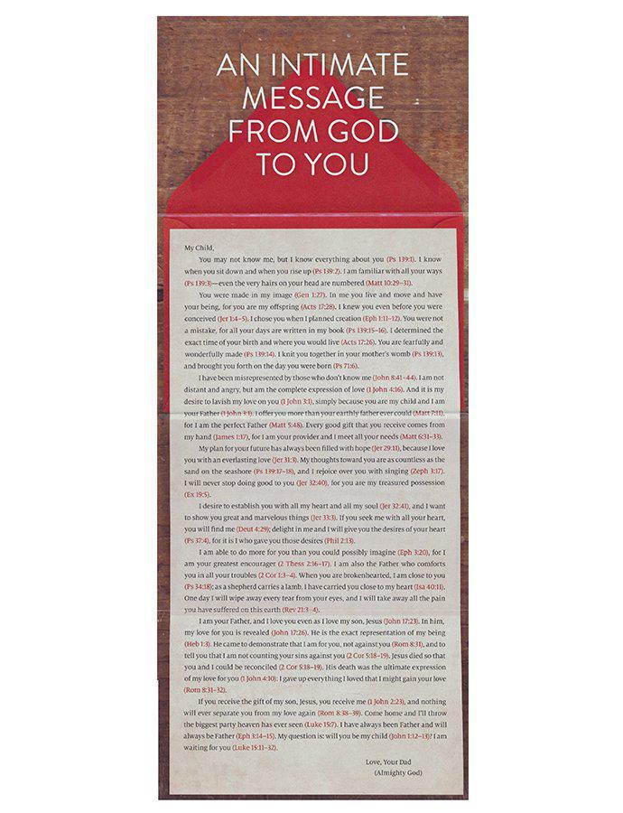 Father's Love Letter Tracts (Pack of 25)