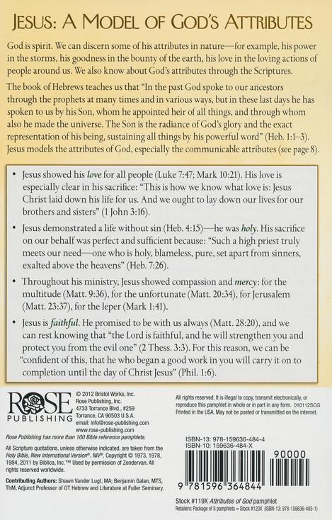 Attributes of God Pamphlet