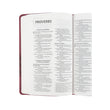 Load image into Gallery viewer, Personalized NIV Value Thinline Bible with Cross Burgundy Leathersoft New International Version
