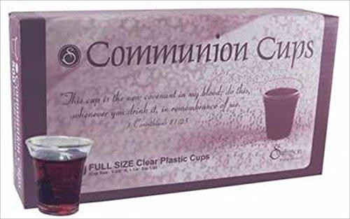 Clear Plastic Communion Cups - Pack of 200