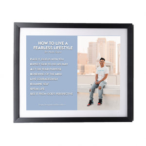 How To Live A Fearless Lifestyle Personalized Photo Poem