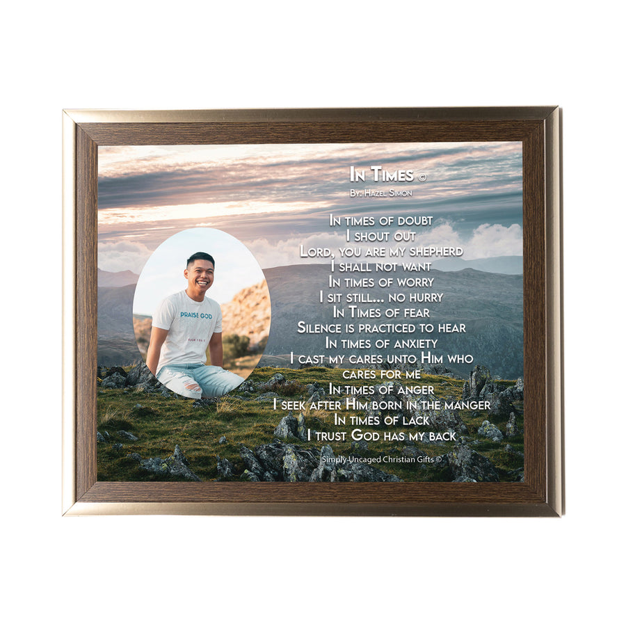 In Times Personalized Photo Poem