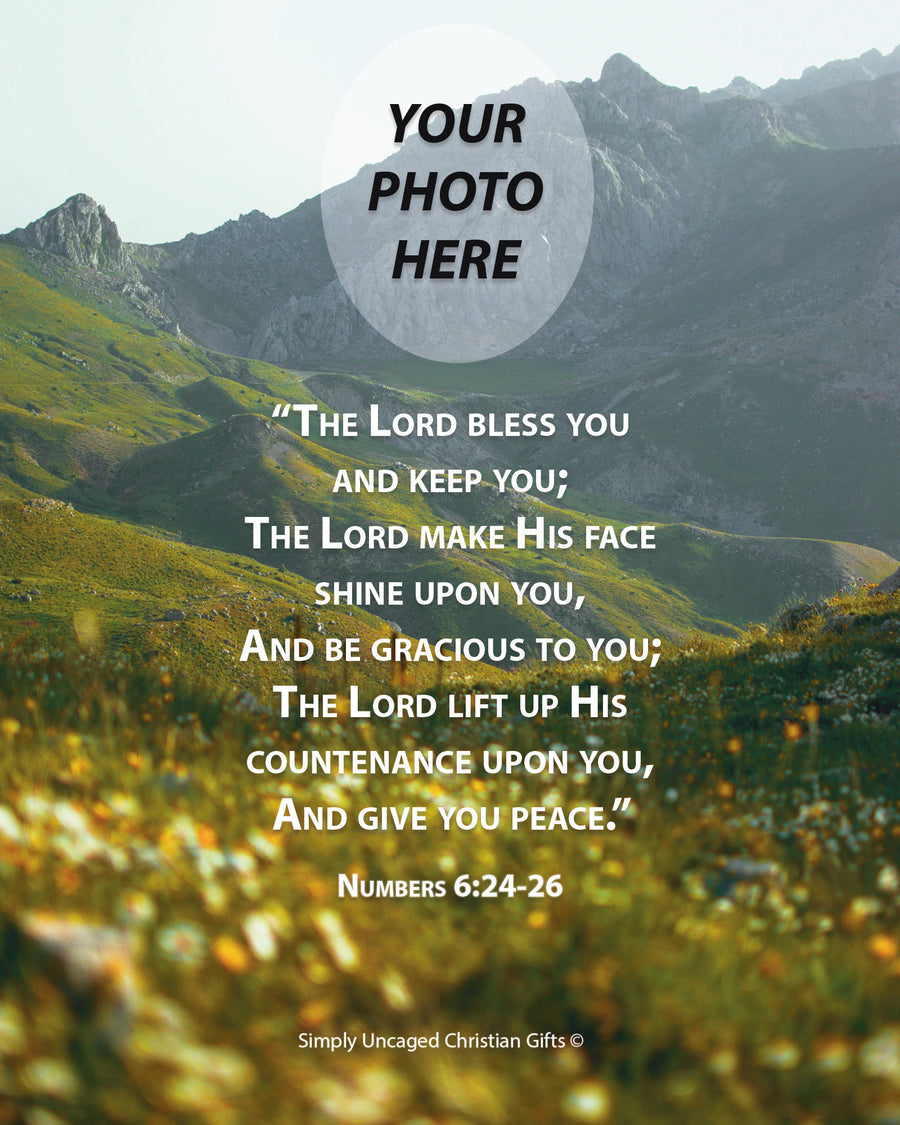 Numbers 6:24 Personalized Photo Verse