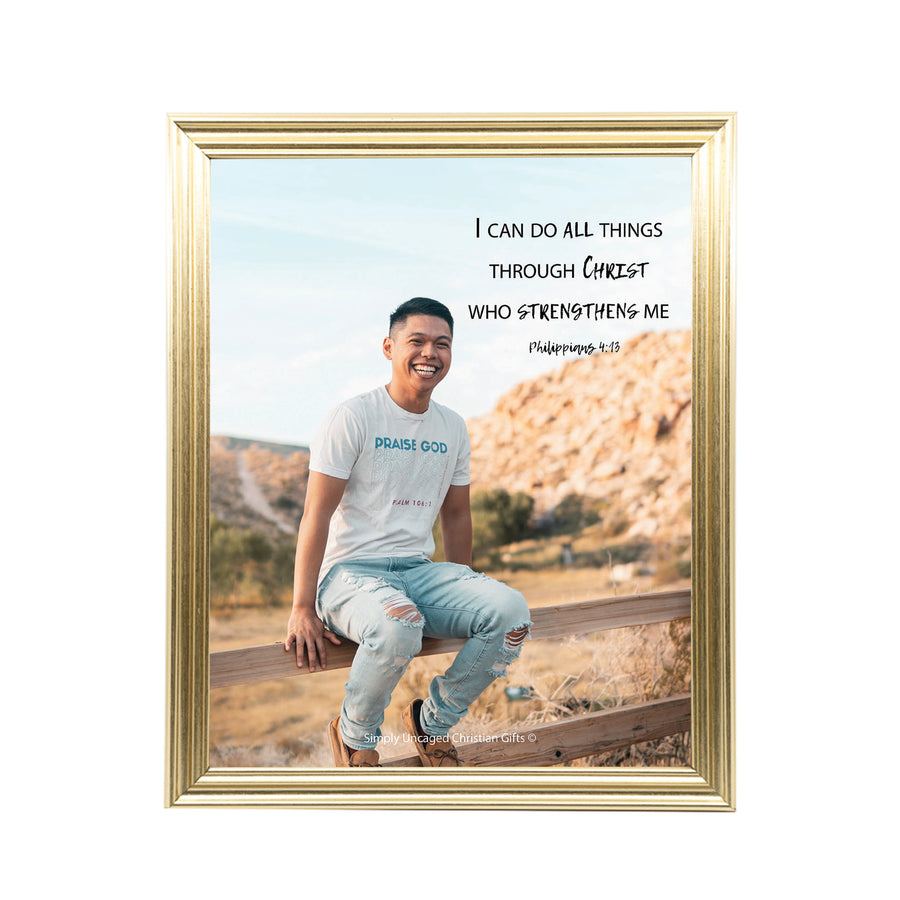 Philippians 4:13 Personalized Photo Verse