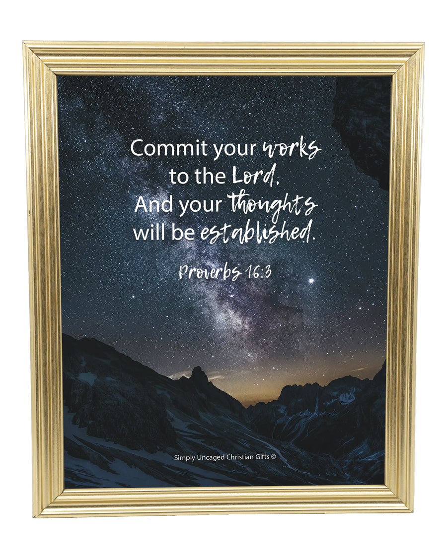 Proverbs 16:3 Personalized Photo Verse