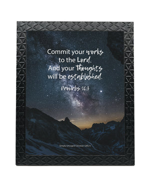 Proverbs 16:3 Personalized Photo Verse