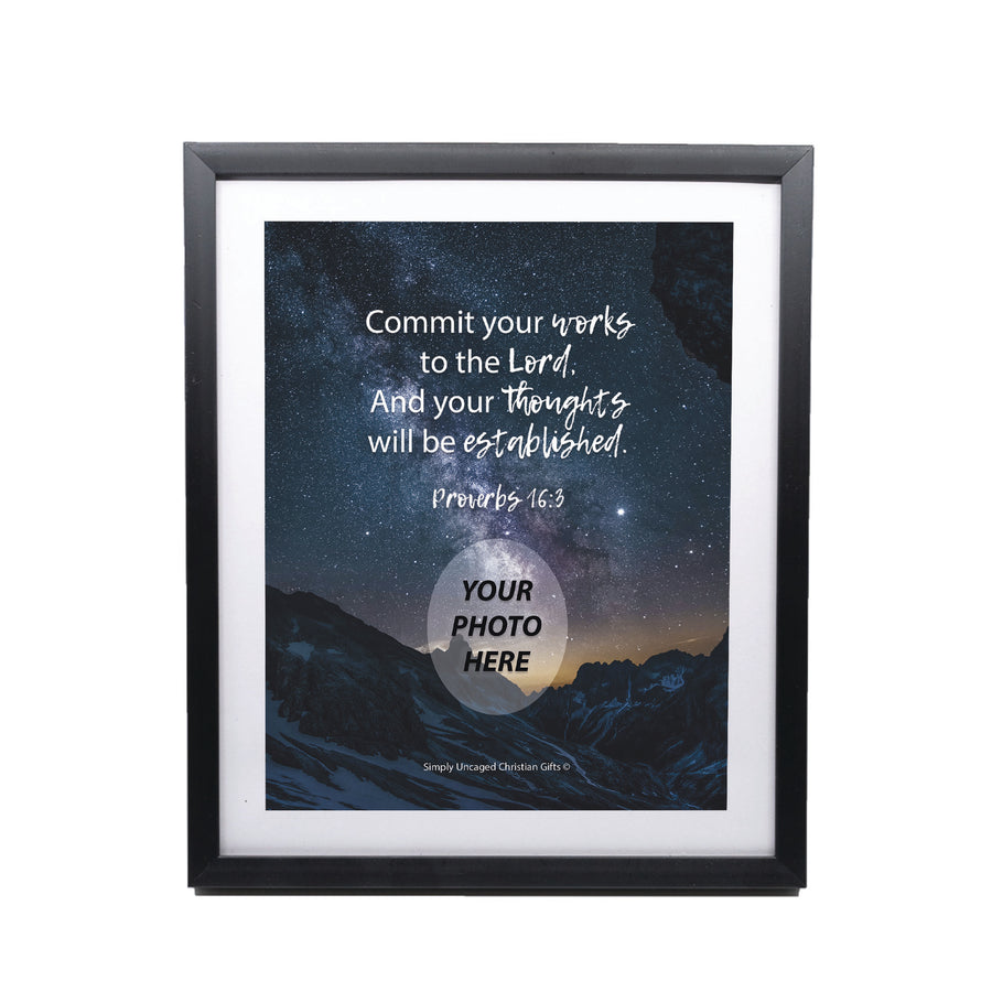 Proverbs 16:3 Personalized Photo Verse