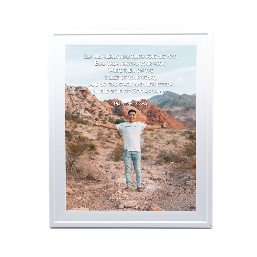 Proverbs 3:3-4 Personalized Photo Verse