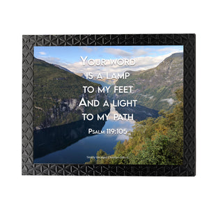 Psalm 119:105 Personalized Photo Verse