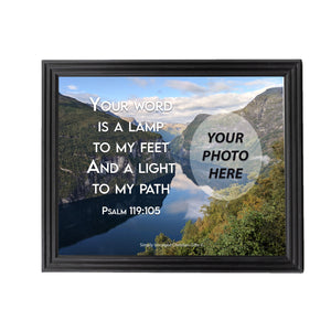 Psalm 119:105 Personalized Photo Verse