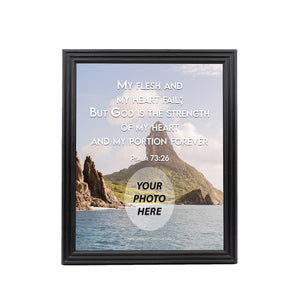 Psalm 73:26 Personalized Photo Verse