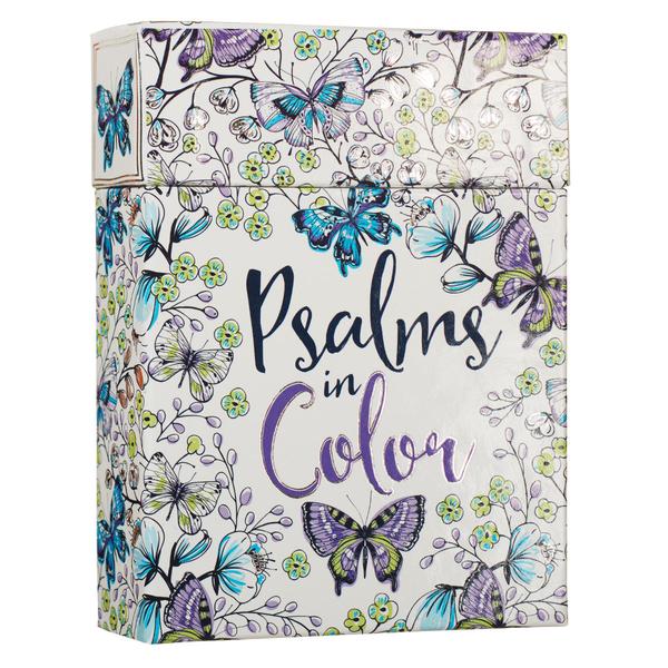 Psalms In Color Boxed Coloring Cards