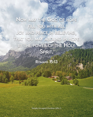 Romans 15:13 Personalized Photo Verse