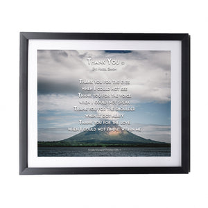 Thank You Personalized Photo Poem