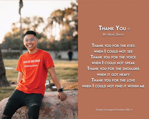 Thank You Personalized Photo Poem