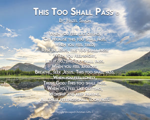 This Too Shall Pass Personalized Photo Poem