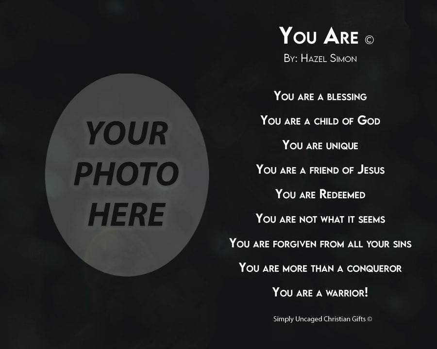 You Are Personalized Photo Poem