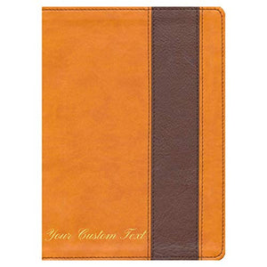 Personalized NKJV Holman Study Bible LeatherTouch Suede/Chocolate New King James Version