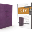 Load image into Gallery viewer, Personalized Custom Text Your Name KJV Deluxe Gift Holy Bible Leathersoft Purple King James Version

