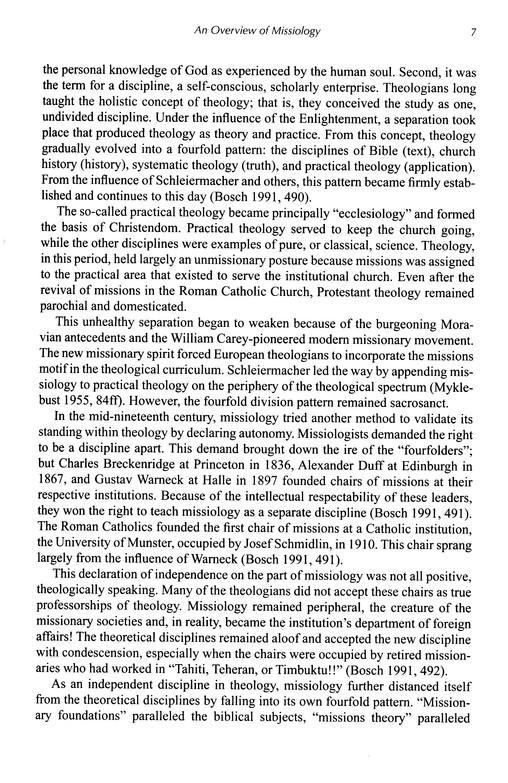 Missiology - John Terry