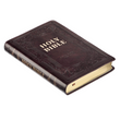 Load image into Gallery viewer, Personalized KJV Deluxe Gift Bible Dark Brown Faux Leather
