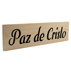 Paz de Cristo Spanish Wood Decor