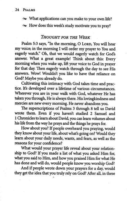 Praising God Through Prayer And Worship: Psalms - Kay Arthur & Pete De Lacy