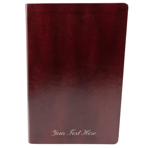 Personalized NASB The New Inductive Study Bible Milano Softone Burgundy