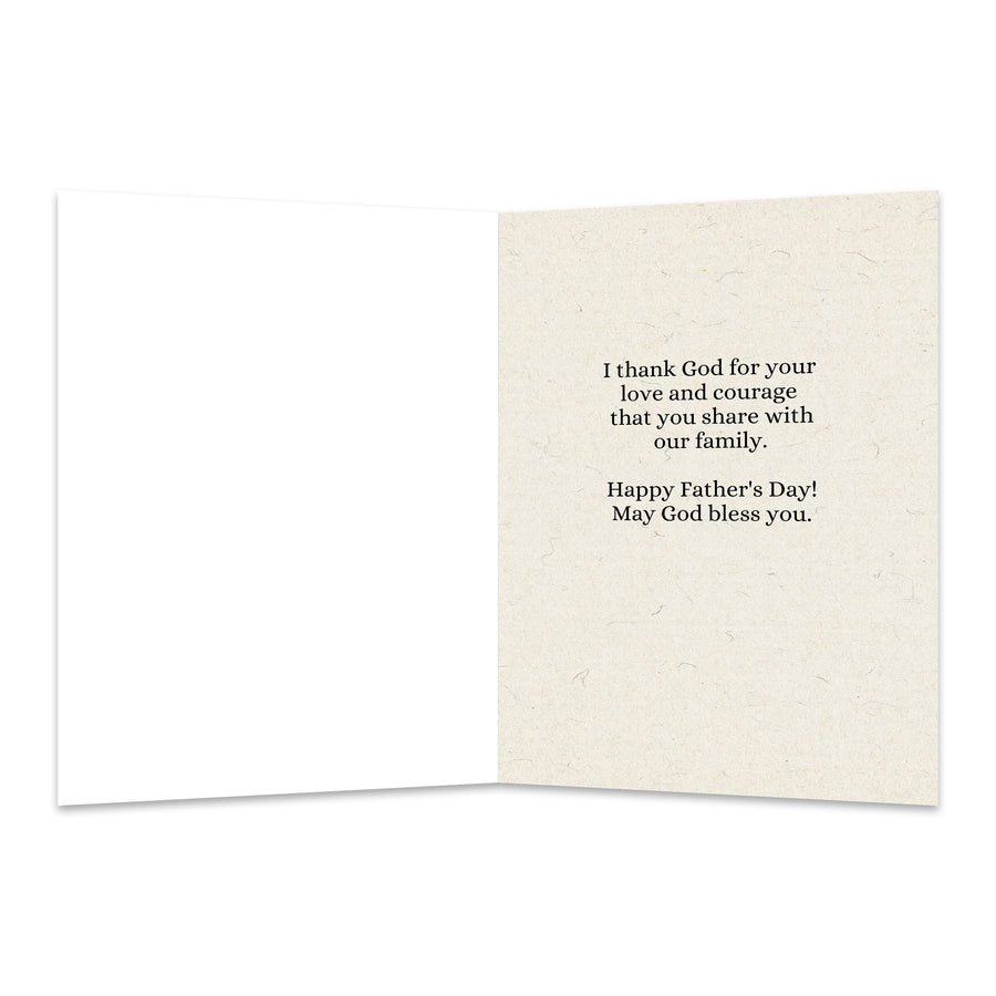 Christian Father's Day Greeting Card for Dad