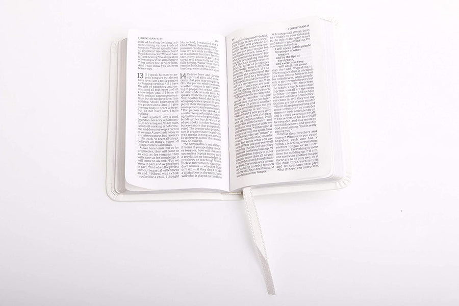 Personalized CSB Baby's New Testament with Psalms White LeatherTouch