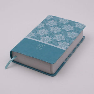 Personalized NIV Teen Study Bible Leathersoft Light Blue