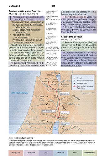 Personalized RVR 1960 Biblia de Estudio Arco Iris símil piel con índice