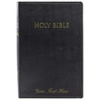 Load image into Gallery viewer, Personalized KJVER Thinline Bible/Large Print Genuine Leather Black
