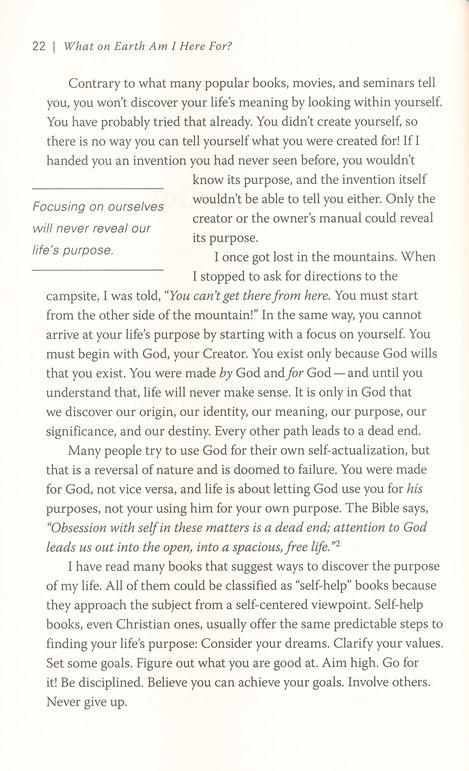 The Purpose-Driven Life: What on Earth Am I Here For? - Rick Warren