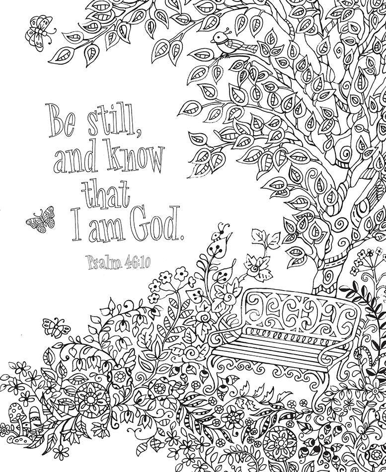 Bible Blessings & Promises, Coloring Book for Adults