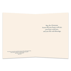 Christian Holiday Card for Christmas