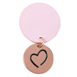 Load image into Gallery viewer, Be Grateful Rose Gold Key Ring with Pink Disc

