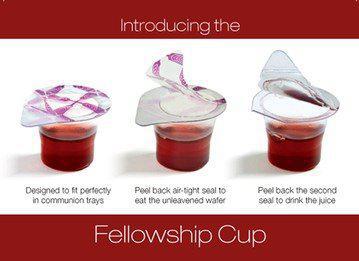 Fellowship Cup Communion Cup Wafer & Juice Set Pack of 100