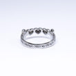 Load image into Gallery viewer, Christ My Strength Philippians 4:13 Woman&#39;s Triple Heart Ring
