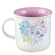 Load image into Gallery viewer, Violet Floral Heart Mug
