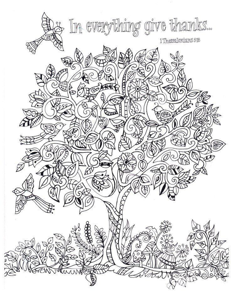 Bible Blessings & Promises, Coloring Book for Adults