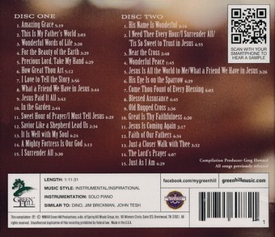 30 Favorite Piano Hymns CD