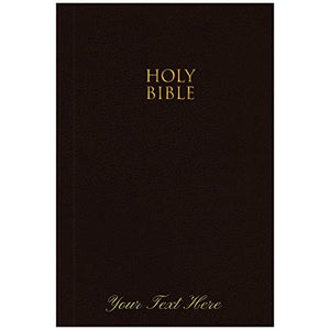 Personalized NKJV Compact Text Bible Hardcover Burgundy