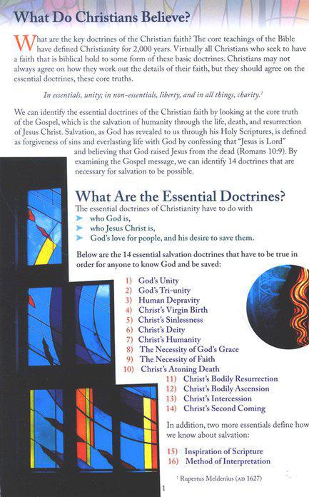 Essential Doctrine Made Easy Pamphlet