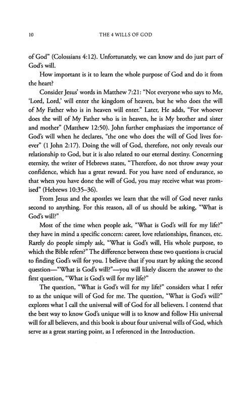 The 4 Wills of God - Emerson Eggerichs