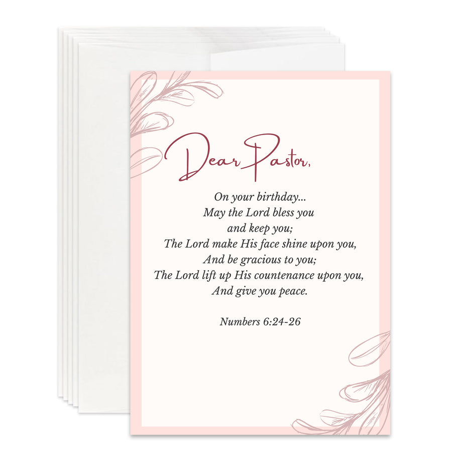 Christian Pastor Appreciation Birthday Card