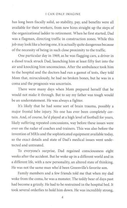 I Can Only Imagine Me Memoir - Bart Millard